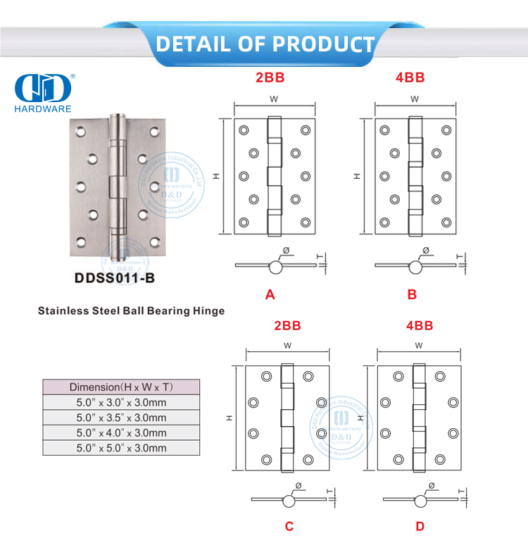 Ball Bearing Hinge Ball Bearing Hinge
