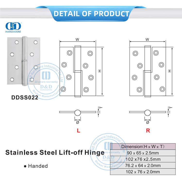 Lift off Door Hinge for Bedroom Lift off Door Hinge for Bedroom