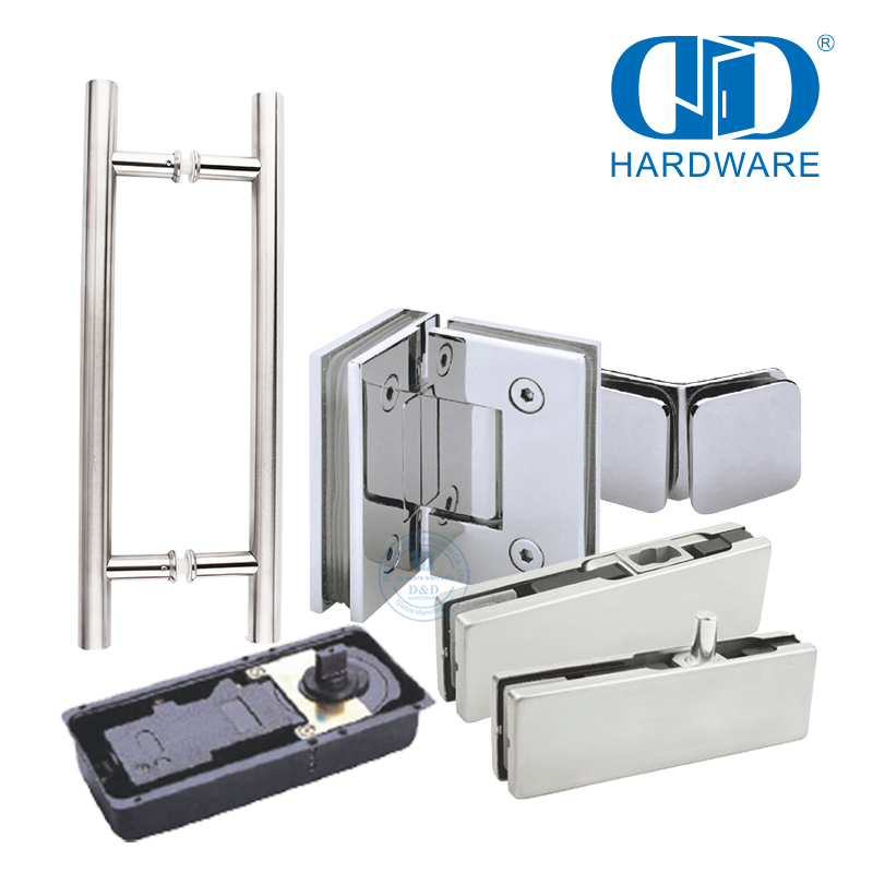 Stainless Steel Back To Back Pull Handle for Commercial Door-DDPH001