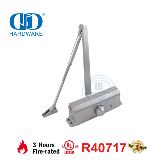 UL Listed Certification Fire Rated Automatic Spring Door Closer for Safety-DDDC016