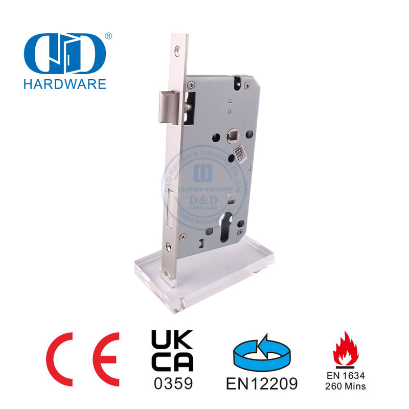 Commercial Building Entrance Door Hardware Fire Rated Mortise Lock with CE Certification-DDML026-6085-SSS