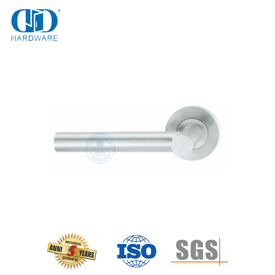 Stainless Steel Euro Market Square Corner Type Hollow Lever Handle-DDTH017-SSS