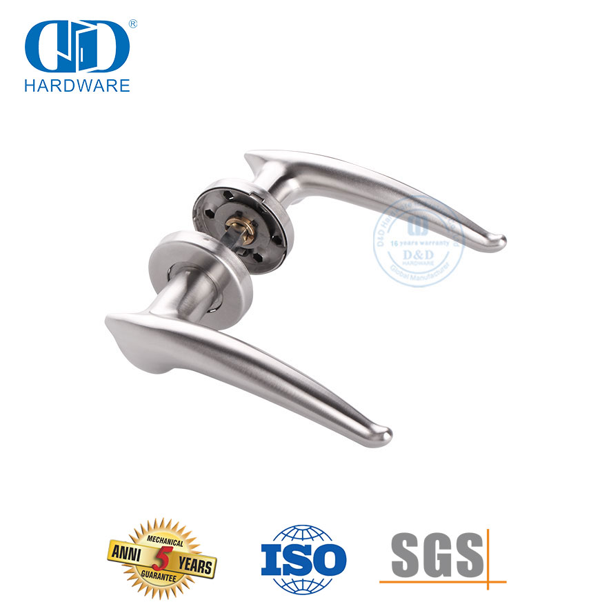 Streamlined Design Stainless Steel Solid Lever Handle for Aluminum Door-DDSH035-SSS