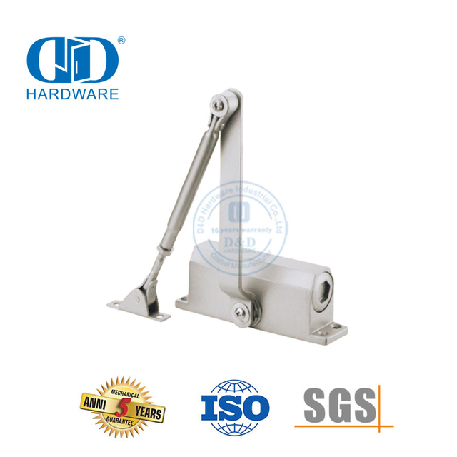 High Quality Hardware Two Adjustable Speed Strong Spring Door Closer-DDDC001