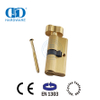 Satin Brass Bathroom Mortise Lock Cylinder with EN 1303 Certification-DDLC007-70mm-SB