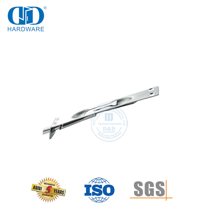 SUS 304 Steel Door Accessories Front Door Security Bolts-DDDB012-SSS