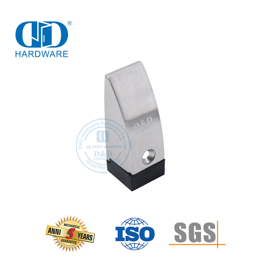 Stainless Steel Unique Door Hardware Metal Door Stopper Floor Mounted-DDDS013-SSS