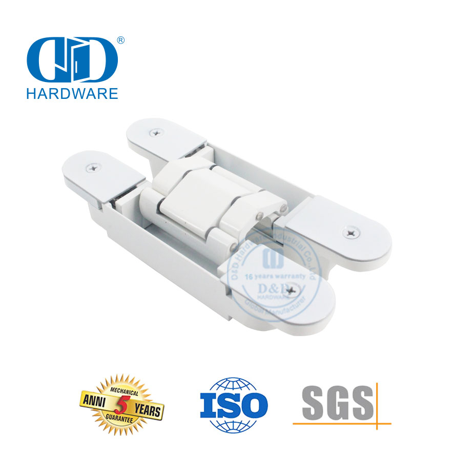 Zinc Alloy 3D Hidden Concealed Adjustable Door Hinge-DDCH008-G40