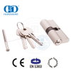 BS EN1303 Satin Nickel Solid Brass Euro Lock Cylinder-DDLC003-70mm-SN