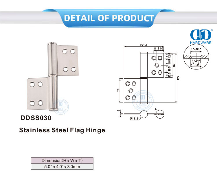 Flag Hinge