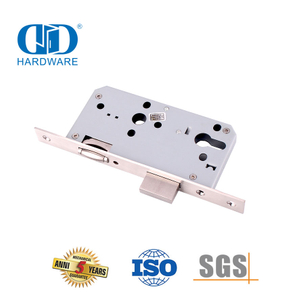 Stainless Steel Euro Roller Bolt Double Turn Deadbolt Door Lock-DDML010-5572-SSS