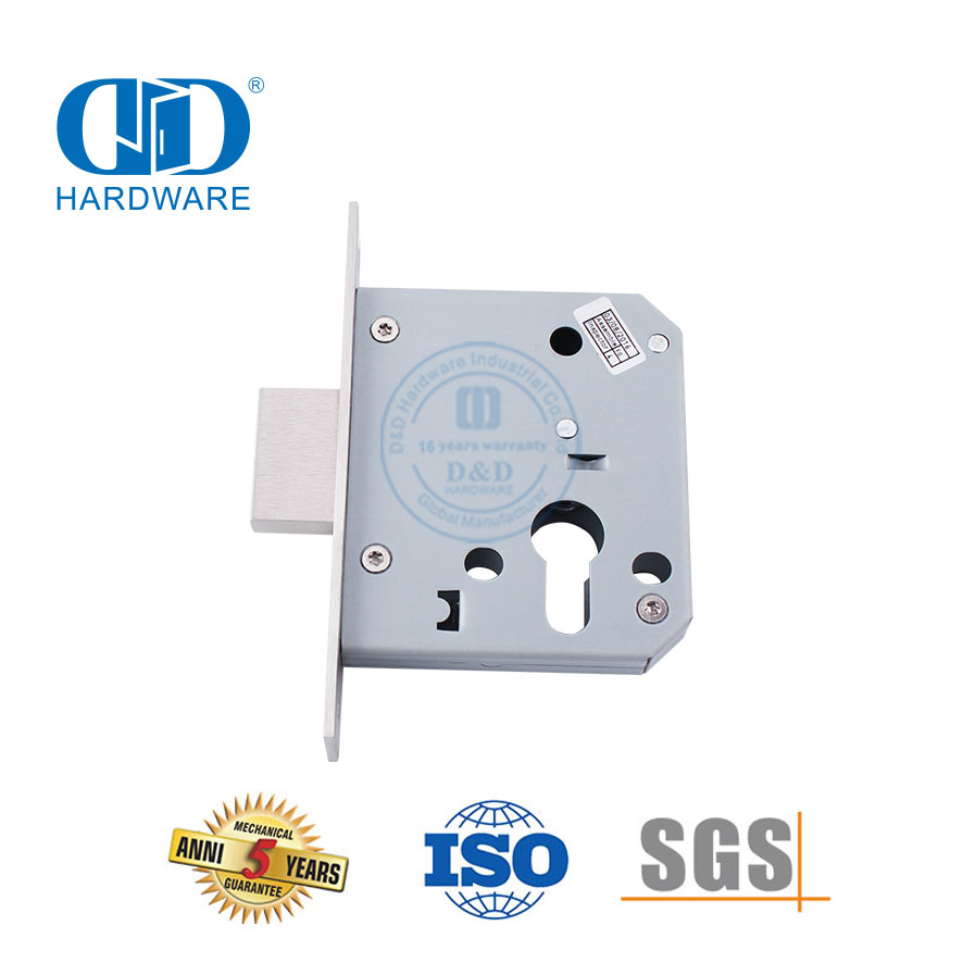 Stainless Steel Deadbolt Lock Body for Entrance or Storeroom Door-DDML029