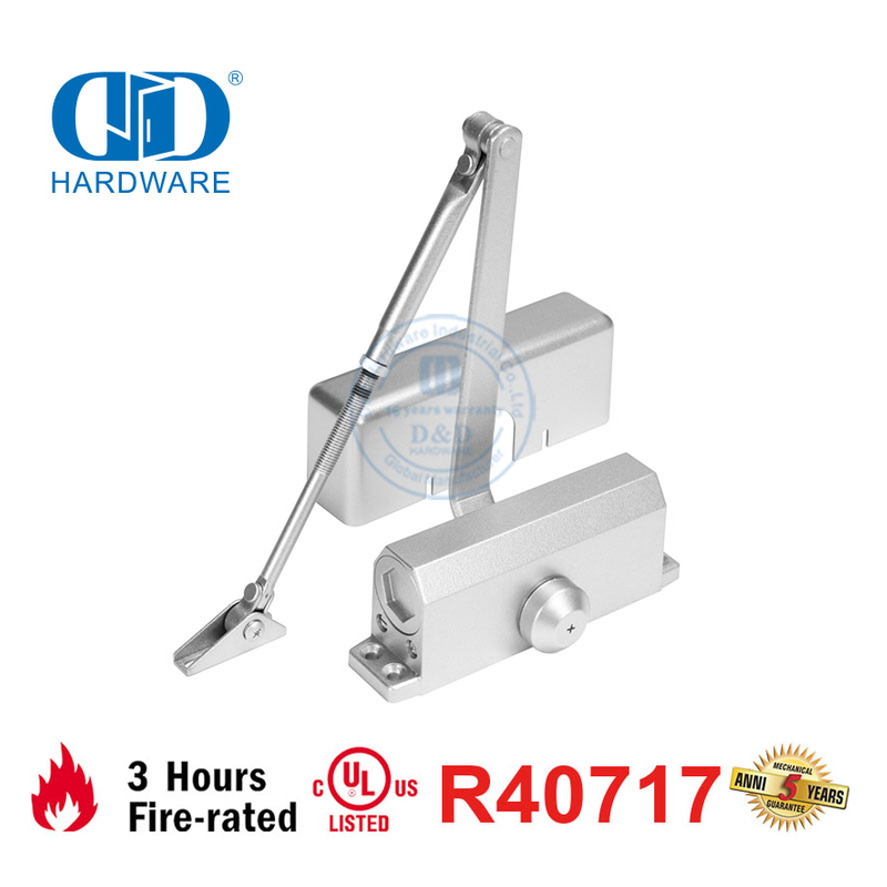Adjustable Closing Latching Speed CE UL Door Closer for Commercial Building-DDDC026