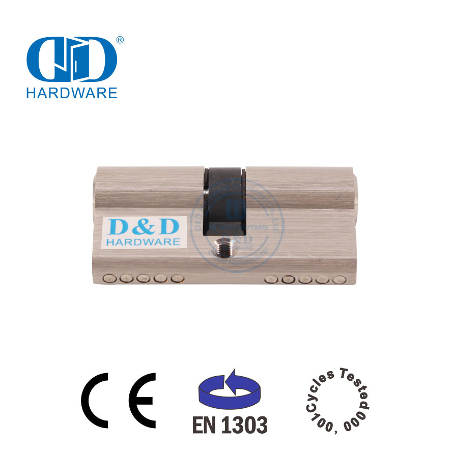 EN 1303 60mm Solid Brass Door Mortise Lock Accessories Cylinder-DDLC003-60mm-SN