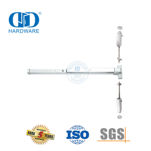 Stainless Steel Door Accessories Vertical Type Half Length Panic Exit Hardware-DDPD030-SSS