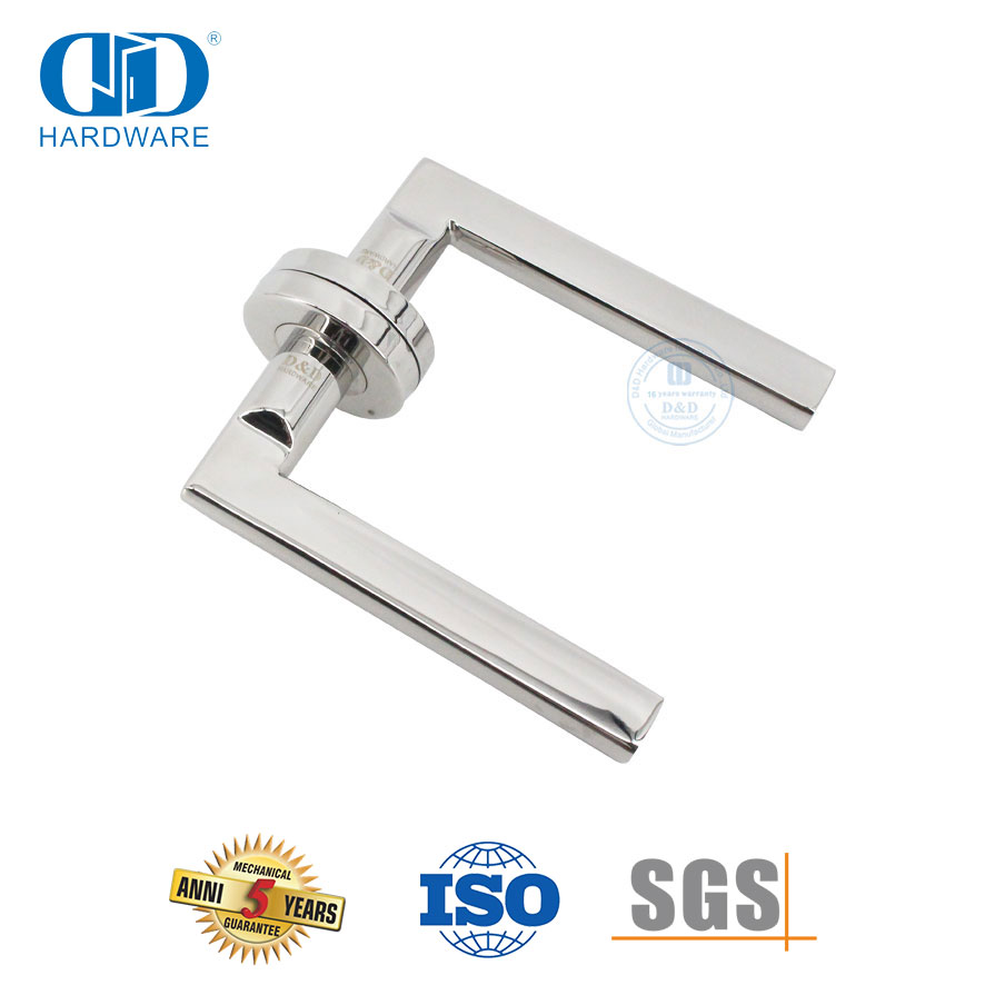 Polished Stainless Steel Single Bending Hollow Tubular Lever Handle-DDTH035-PSS