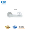 Bedroom Door Mortise Lock Hardware Solid Lever Handle on Round Rosette-DDSH009-SSS