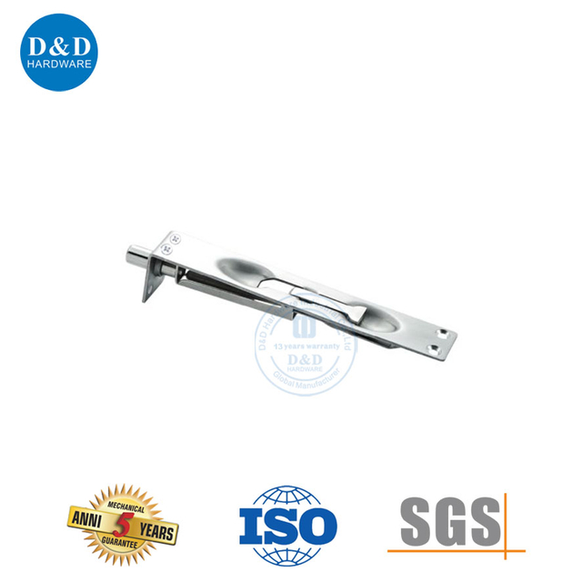 SUS 304 Steel Door Accessories Front Door Security Bolts-DDDB012-SSS