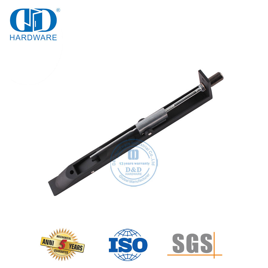 Wooden Door Hardware Stainless Steel Heavy Duty 8 Inch Flush Bolt-DDDB001-MB
