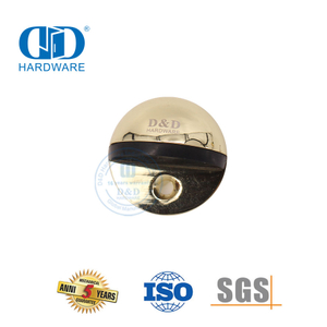PVD Finish Zinc Alloy Hardware Semi Circle Hemisphere Door Stopper-DDDS004-PVD