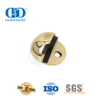 Solid Brass Polished Golden Floor Mounted Door Stop Round Rubber Door Stop-DDDS005-PB