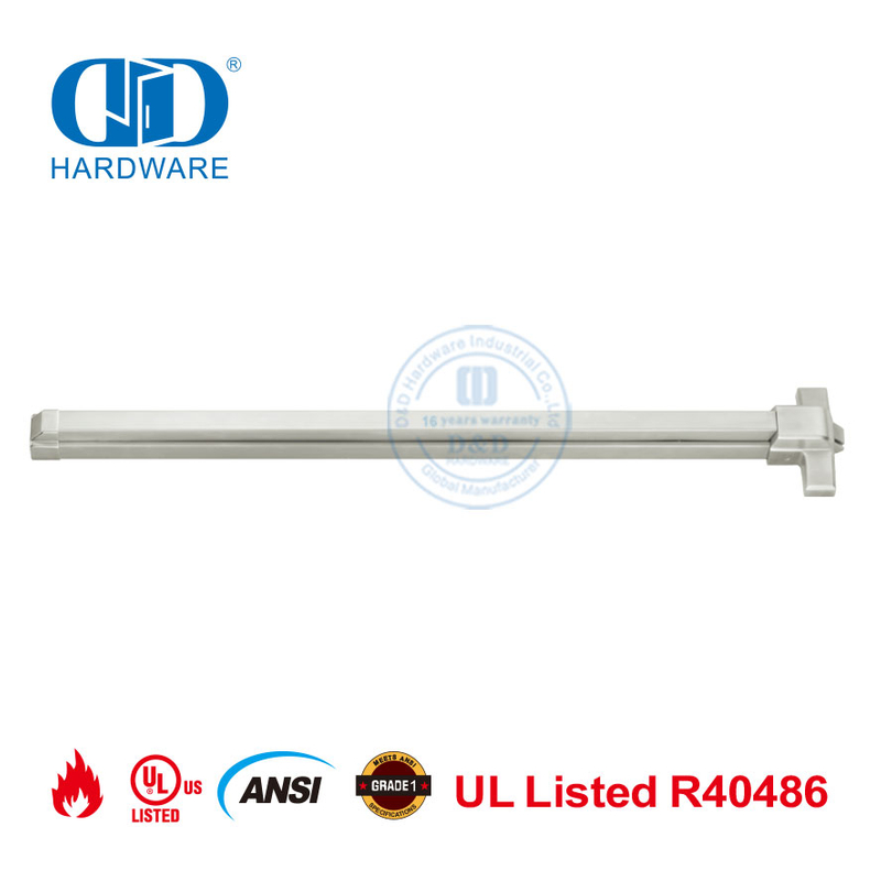 Fire Rated Panic Exit Hardware Push Bar with UL Certification-DDPD005-SSS