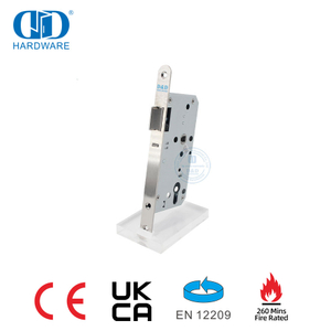 240 Mins Fire Rated High Security Stainless Steel EN12209 Night Latch Door Lock-DDML014-5572