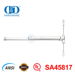 Door Ironmongery Hardware Panic Exit Vertical Rod Bar with UL305-DDPD027-SSS