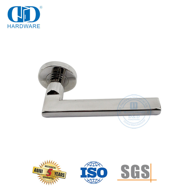 Polished Stainless Steel Single Bending Hollow Tubular Lever Handle-DDTH035-PSS