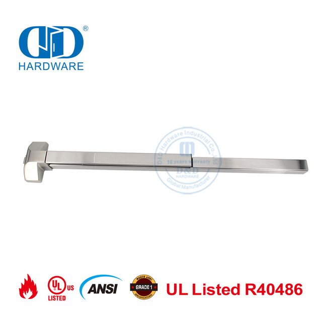 UL Listed UL10C FIre Rated Door Accessories Touch Bar Rim Exit Device-DDPD023-SSS