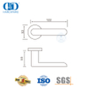 Commercial Building Wooden Door Accessories Satin Finish Solid Door Handle-DDSH010-SSS