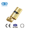 Polished Brass EN 1303 European Style Bathroom Door Lock Cylinder-DDLC007-70mm-PB