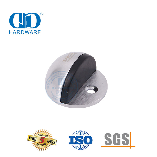 Satin Chrome Anti Collision Half Dome Hemisphere Door Stop Holder-DDDS004-SC