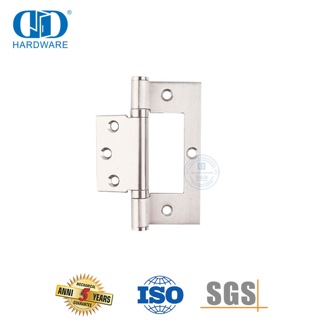 Stainless Steel Australian Style Easy Installation Non-Mortise Door Hinge-DDSS059