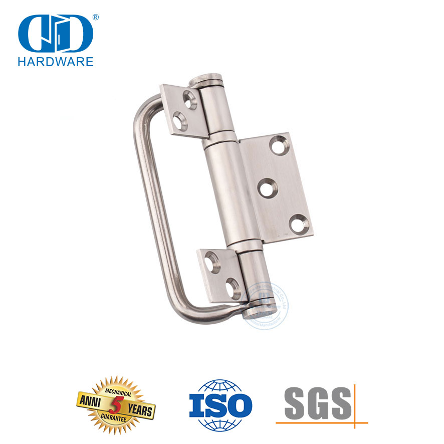 Folding Door Hardware Double Ball Bearing Three Leaves Hinge with Handle-DDSS041