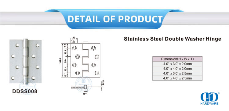 Double Washer Hinge