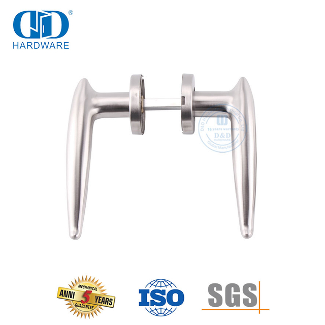 Streamlined Design Stainless Steel Solid Lever Handle for Aluminum Door-DDSH035-SSS