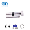 EN 1303 Satin Chrome Thumb Turn Lock Cylinder with Key-DDLC004-70mm-SC