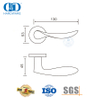 Main Door Hardware SS 316 Wave Type Solid Lever Handle-DDSH006-SSS
