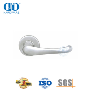 Hotel Entrance External Door Hardware Stainless Steel Solid Lever Handle-DDSH005-SSS
