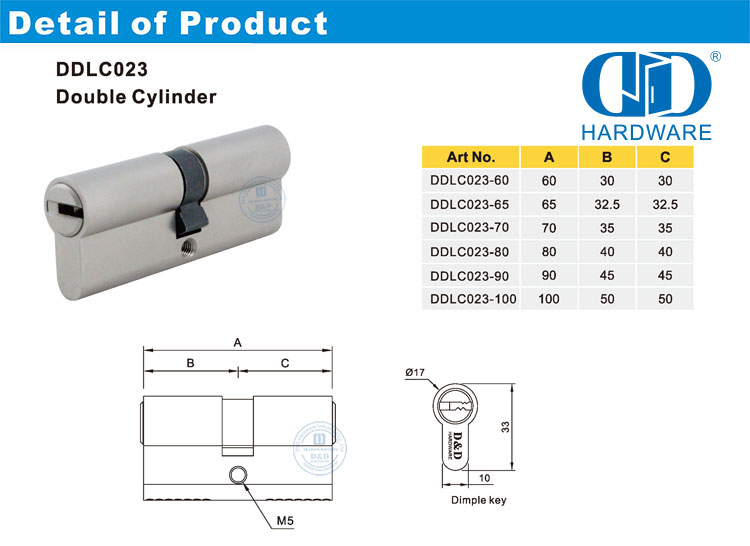 Double Lock Cylinder