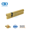 Solid Brass High Security Euro Profile Offset Double Lock Cylinder-DDLC012-70mm-SN