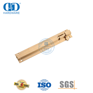 Satin PVD Brass Latch Door Bolt Security Barrel Tower Bolt-DDDB016-PVD