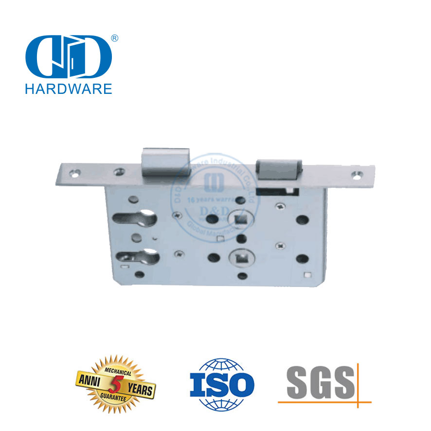Stainless Steel European Style Mortise X-Ray Lock for Hospital Application-DDML027-SSS