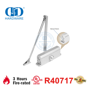 Aluminum Alloy Best 180 Degree Automatic Hydraulic Door Closer with CE UL Certification-DDDC027BC