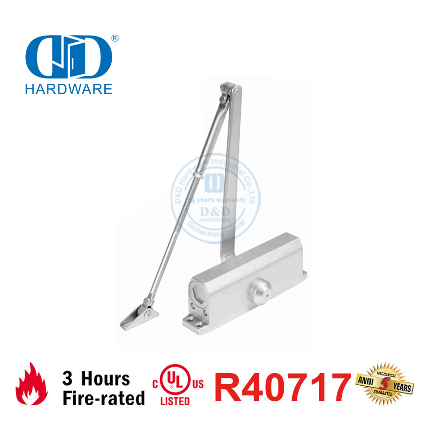 UL Listed Certification 3 Hours Fire Rated Automatic Door Closer-DDDC022