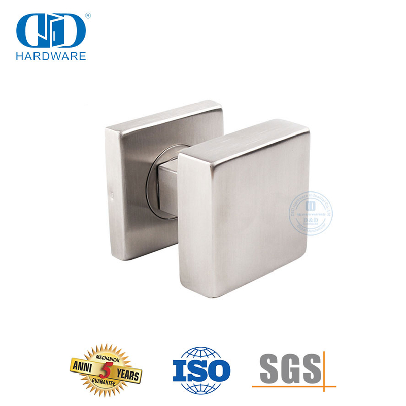 Stainless Steel 304 Sqaure Shape Knob Type Lever Handle for Front Door-DDTH030-SSS