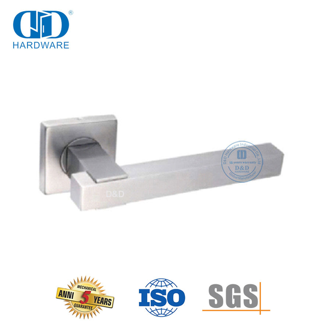 Stainless Steel Right Angle Door Handle Lever for Commercial Building-DDTH048-SSS