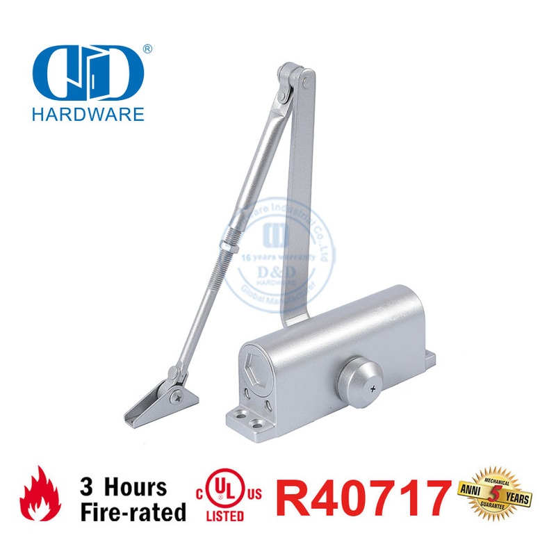 For Commercial Residential Use 40-65KG 950mm Light Duty CE UL 10C Listed Fire Rated Door Closer-DDDC038