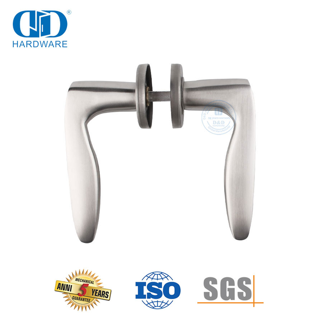 Contemporary Stainless Steel Durable Solid Lever Handles for Healthcare Application-DDSH008-SSS